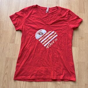 San Francisco 49ers Vee-Neck Tee